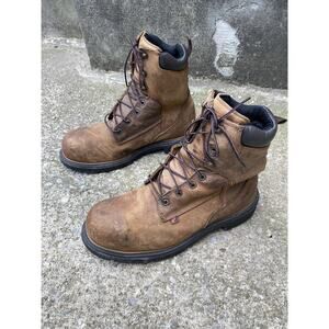 USA MADE Red Wing 2203 Dynaforce 8" Boots Steel Toe Brown Leather Mens 11.5 EE